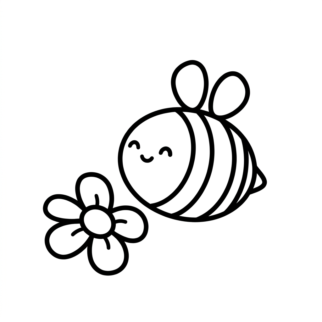 Buzz the Bee printable worksheet