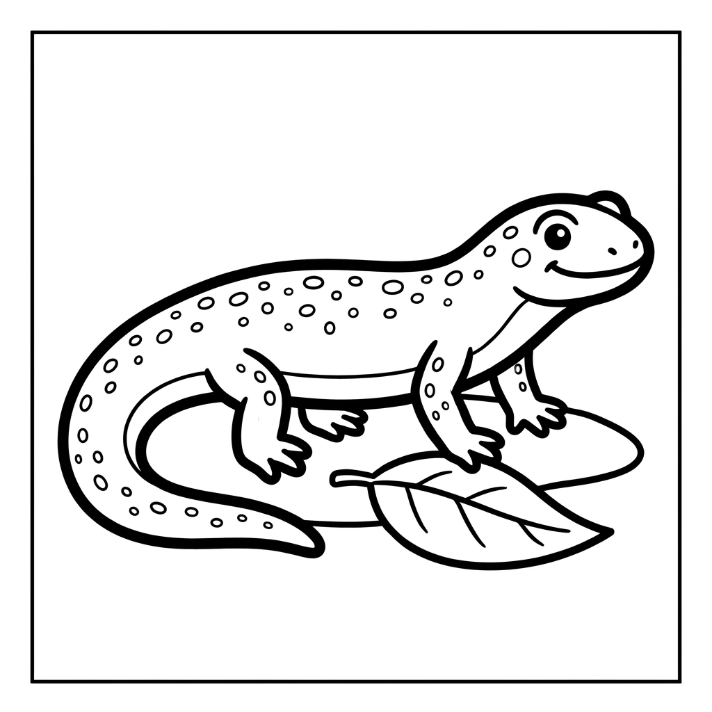 Sally the Salamander printable worksheet