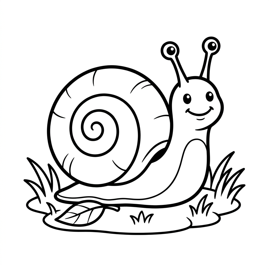 Sammy the Snail printable worksheet